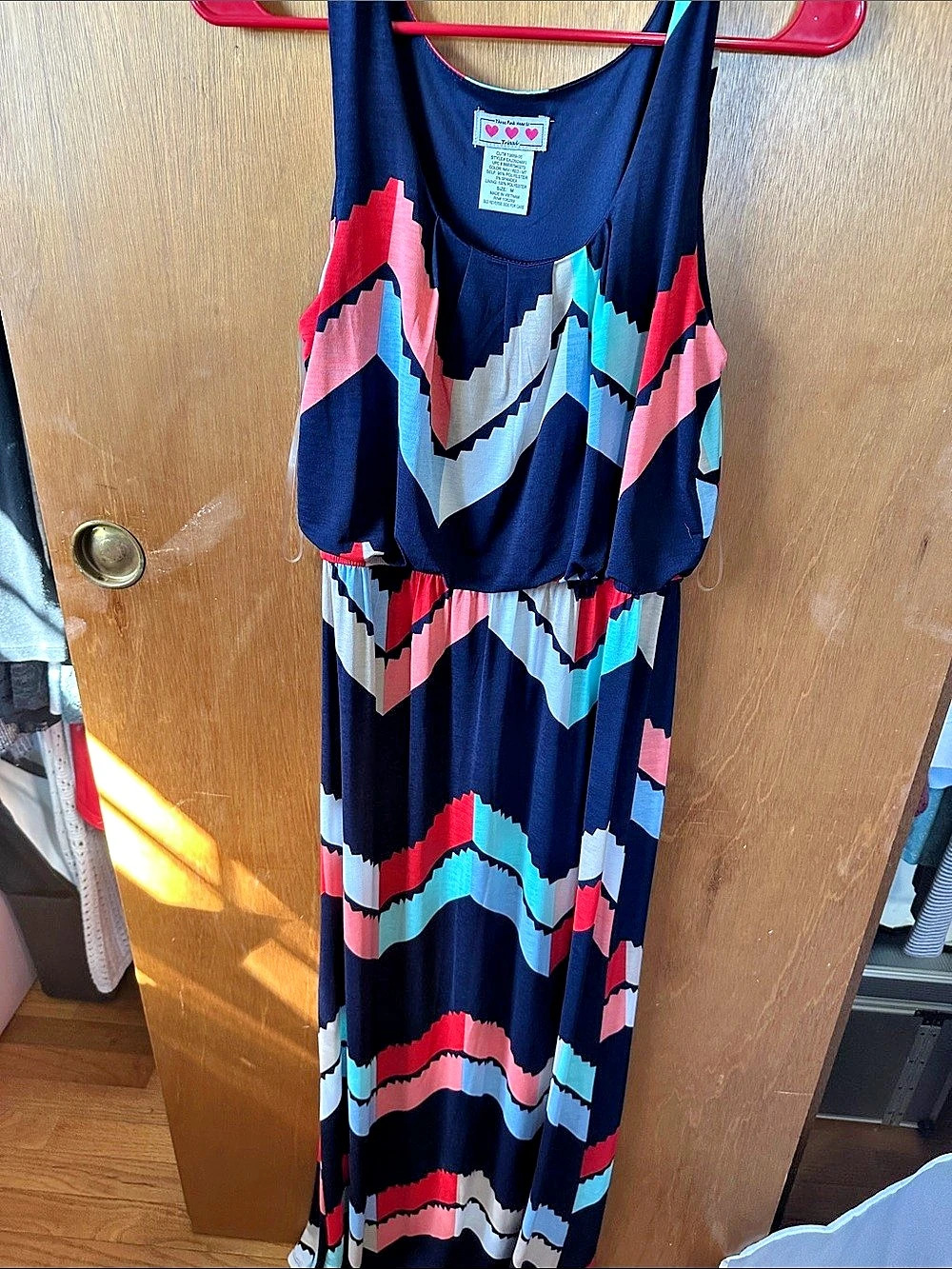 Women's Abstract Print Maxi Dress